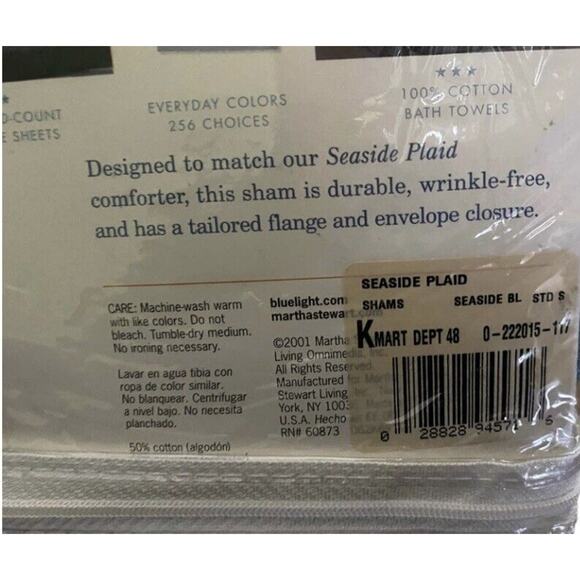 Pillow Case Sham VTG Lot Room Concepts AMC Martha Stewart NIP Cottagecore Cabin - Picture 6 of 9